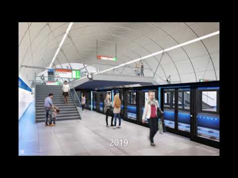 Vývoj architektonického řešení stanice metra D PANKRÁC