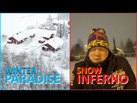 Snow Storm hit Finland ❄️Look that Beauty ❄️! Vihti, Nummela.