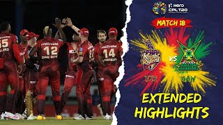 Extended Highlights | Trinbago Knight Riders vs Guyana Amazon Warriors | CPL 2022