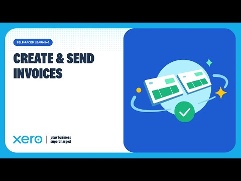 How to create and send invoices in Xero
