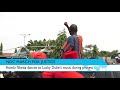 Asiedu Nketia dances to Lucky Dube’s music during protest