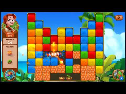 Lost Island Blast Adventure Level 594 - NO BOOSTERS 🏝️ | SKILLGAMING ✔️