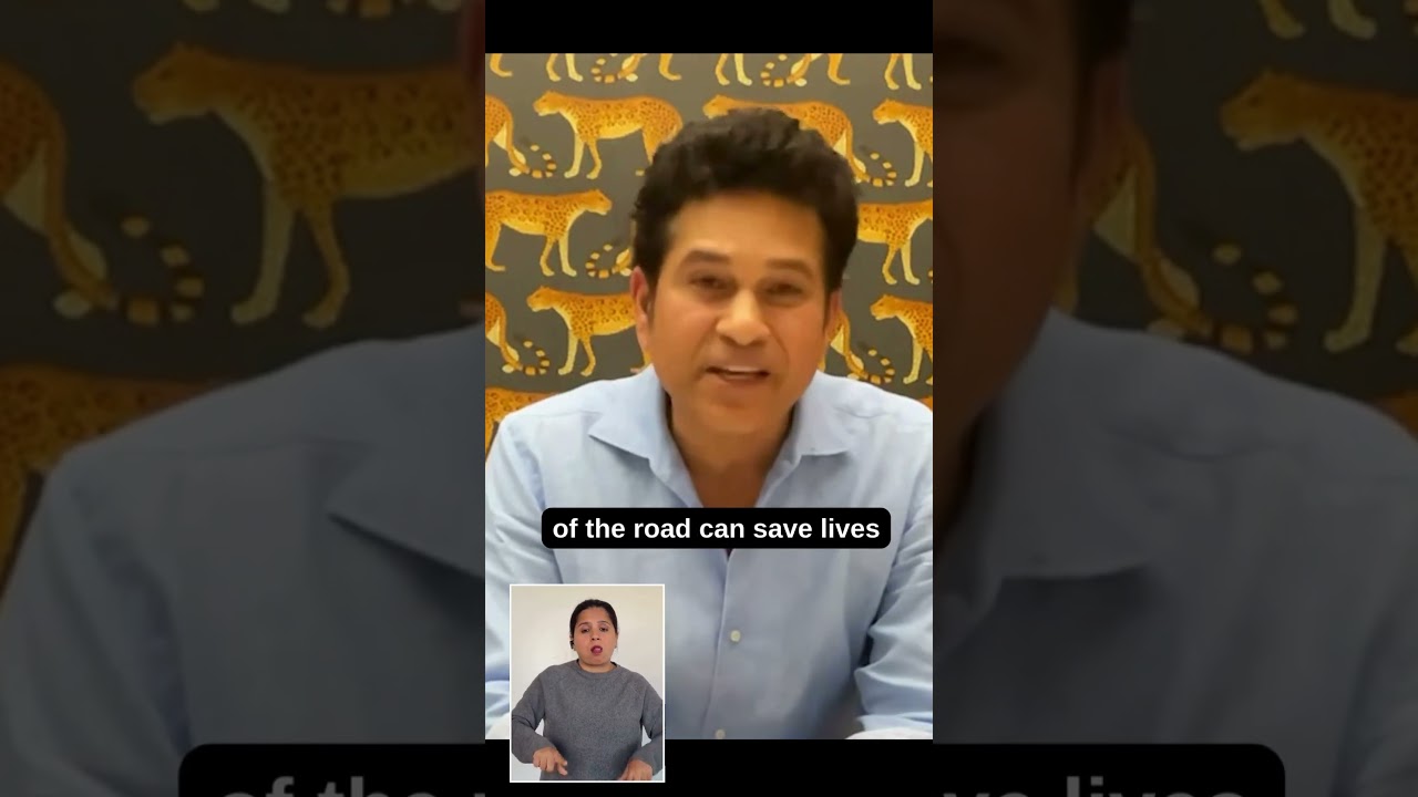 Join Sachin Tendulkar to make our roads safer