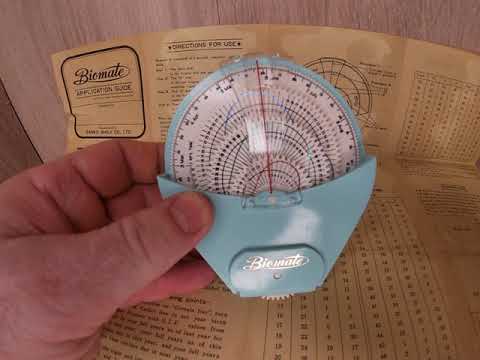 BIOMATE Biorhythm Manuel Calculator  From Japan. Classic Tech