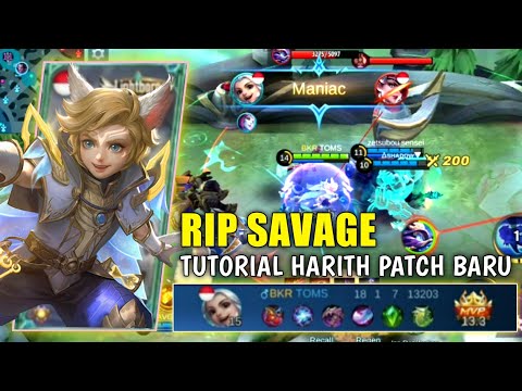 TUTORIAL HARITH MANIAC DI PATCH TERBARU - ROTASI, EMBLEM, BUILD HARITH TERSAKIT 2021