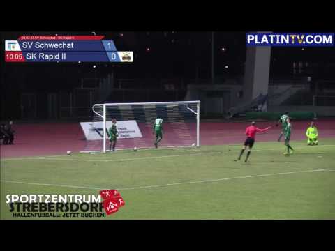 03.03.17 SV Schwechat - SK Rapid II - 1:0  (1. Halbzeit / 00:23:52) am 04.03.2017 00:18