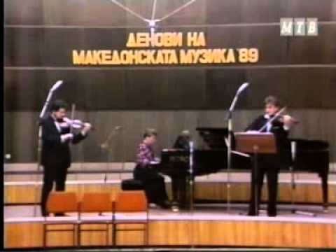 Stojan Stojkov - Baroque Trio for violin, viola & piano