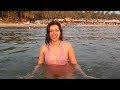 Hamsa Nandini Beach Fun Hamsa Nandini Enjoying Holidays Hamsa Nandini Telegu Actress