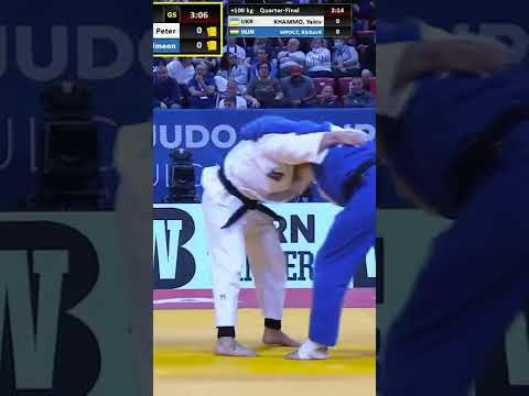 Big throw by Simeon Catharina in the QF of #JudoSofia2022