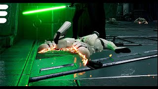 POV: You are Stormtrooper told to fight Luke Skywa