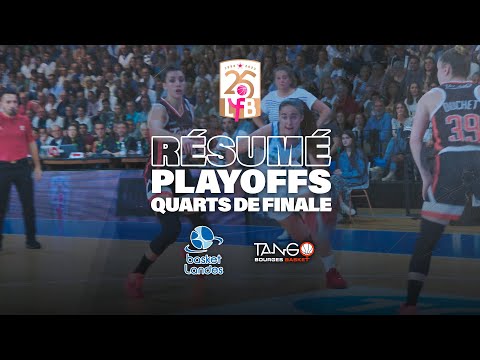 🏀 LFB - 1/4 DE FINALE ALLER  -  Basket Landes - Bourges (70-70) : le résumé !