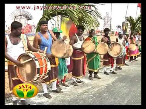 விருத்தாசலத்தில், முதலமைச்சருக்கு, இசைக்கருவிகள் முழங்க எழுச்சிமிகு வரவேற்பு 11 04 2016