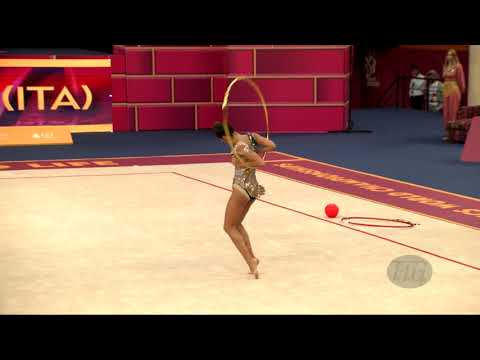 AGIURGIUCULESE Alexandra (ITA) - 2019 Rhythmic Worlds, Baku (AZE) - Qualifications Hoop