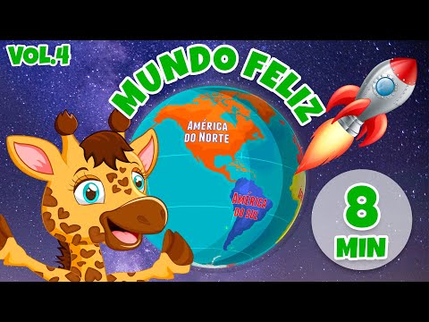 Mundo Feliz Vol. 4 - Giramille 8 min | Desenho Animado Musical