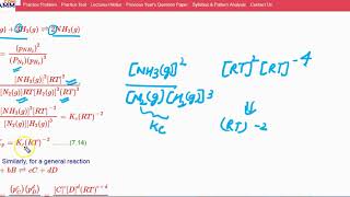 Equilibrium Constant in Gaseous Systems|Class11 Chapter7|CBSE|NCERT
