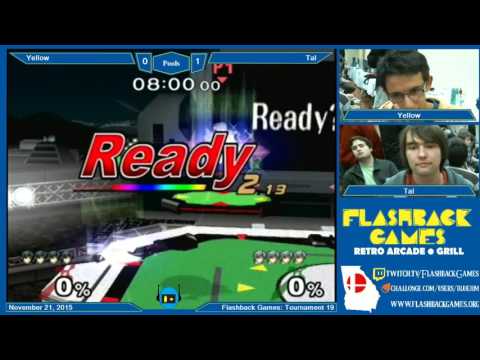 Flashback Games Presents: Tournament 19 - Yellow (Marth) Vs. Tal (Marth) Pools