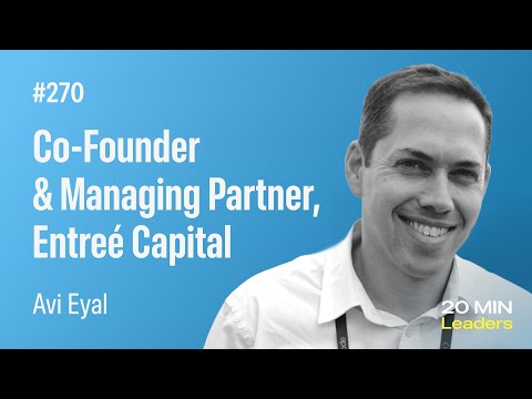 Avi Eyal | Co-Founder & Managing Partner, Entrée Capital - YouTube