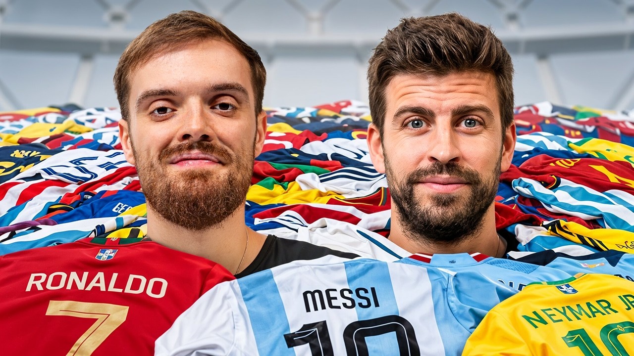 Así es la Colección Privada de Camisetas de Gerard Piqué