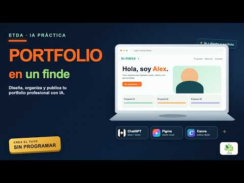 Cómo crear un portfolio universitario con IA en un fin de semana