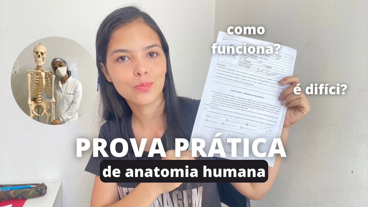 Como é a prova prática de anatomia humana 🫀🧠🥼