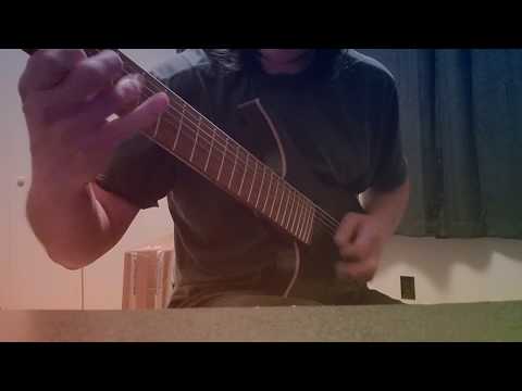 Lou Adams. Shred during practice on a Strandberg* 8 string. Phone mic. Laney amp. 100% real.