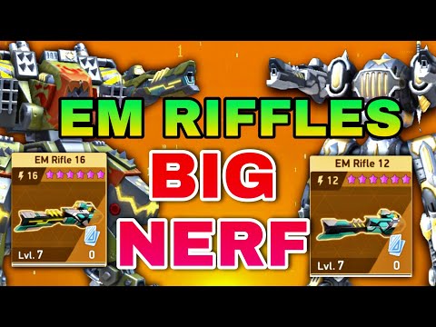 BIG NERF to Em Riffles 💔 - New Rebalance || Mech Arena