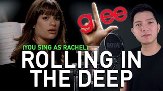 Rolling In The Deep (Jesse Part Only - Karaoke) - Glee Version