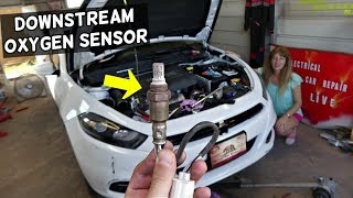 DOWNSTREAM OXYGEN SENSOR REPLACEMENT REMOVAL 2.4 MULTIAIR DODGE DART CHRYSLER 200 JEEP CHEROKEE