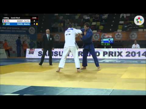 Cyrille MARET (FRA) Vs Martin PACEK (SWE) - Judo Grand Prix Samsun 2014 [-100kg]