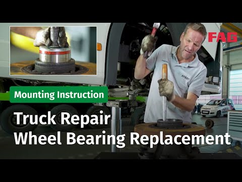 Cost-effective truck wheel bearing repair with pre-mounted unit - FAG Repair Insert Unit RIU
