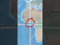 What exists at the place where Equator and the Prime Meridian cross each other?🤷‍♂️ #geography