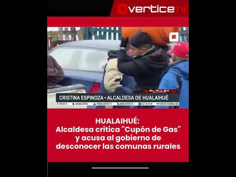 🚨⛽ HUALAIHUÉ: Alcaldesa critica "Cupón de Gas" y acusa desconocimiento de comunas rurales