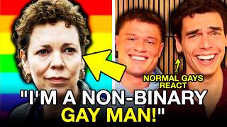Female "celebrity" comes out as GAY MAN (her husband is thrilled)