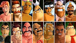 Punch-Out!! Wii HD - All Opponents (No Damage, Round 1 KO) [4K]