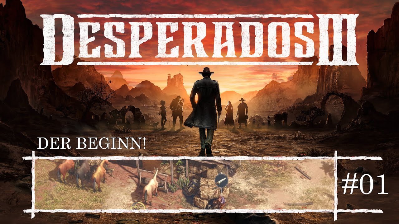 Desperados III: Undertaker's wilde West-Wildfahrt – Teil 1! #desperados3  #gameplay