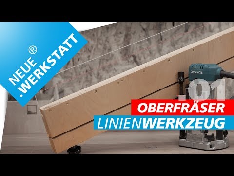 Fräsen mit der Oberfräse |  Einfacher geht's nimma! | 🔥.NEUHEIT | .01 | NEUE.WERKSTATT