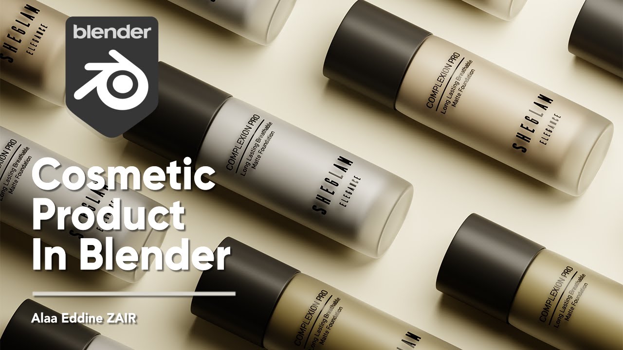 Blender 3D: Cosmetic Product Modeling, Texturing, Lighting & Rendering Course Trailer