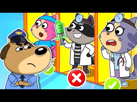 😡Stop, Thief! Mr. Robbins Became a Doctor 😷 to Escape the Police 🚔 Stories for Kids by Fire Spike 🔥