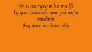 lyrics of nevershoutnevers sky high standards