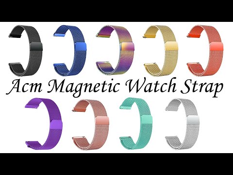 ACM Pack of Watch Strap Magnetic for Bingo F6s Smartwatch (Rose