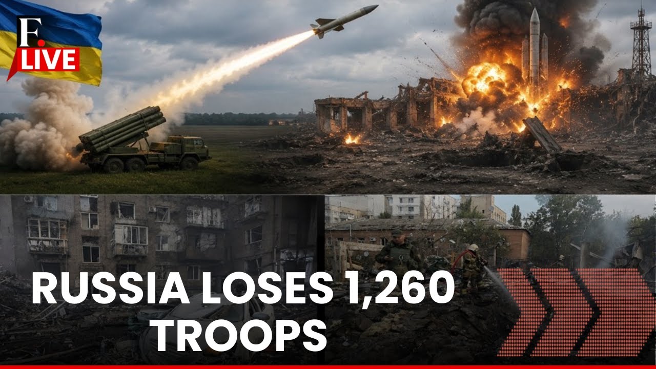 Russia Suffers Massive Losses: 1,260 Troops, 6 Tanks Lost in a Day | LIVE