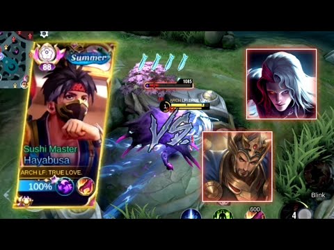 HAYABUSA HARD CARRY IN SOLO RANK! | INTENSE GAMEPLAY - MLBB