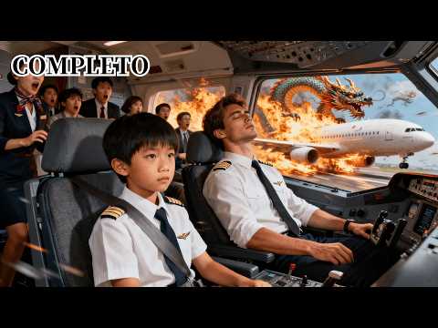 Un niño de 8 años intenta salvar a cientos de pasajeros de un accidente aéreo
