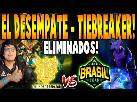 THUNDER vs TEAM BRASIL [BO1] - ELIMINADOS! "El Desempate Tiebreaker" - Movistar LPG Season 6 DOTA 2