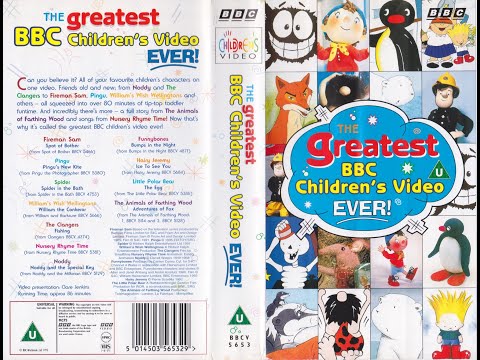 The Greatest BBC Children's Video Ever (1995 UK VHS)