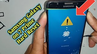 Samsung Galaxy On 7 Prime How To Factory Reset