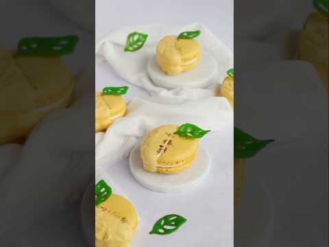 Level up your summer lemon macarons with me 🍋 #macarons Follow @thesugarhobby for inspo and tips