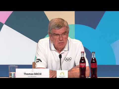 IOC President press conference, boxer 'lived as a woman, has female on passport'