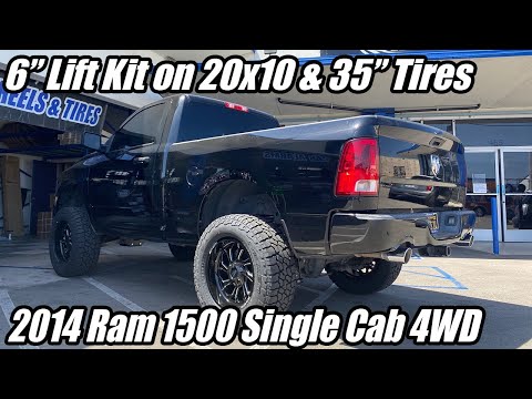 2014 Ram 1500 6” Rough Country Lift! 20x10 Moto Metal Wheels! (Truck Lift)