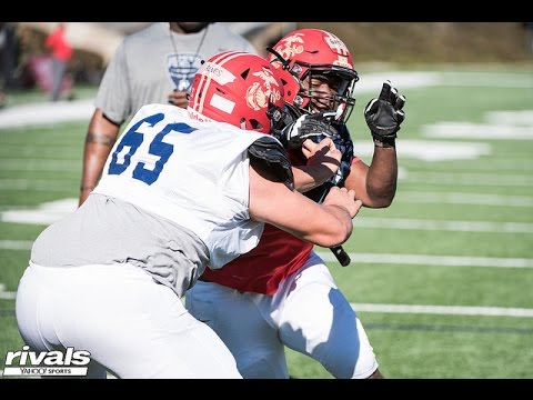 Semper Fi: OL vs. DL West Practice